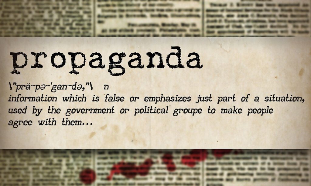 Weltbild gegen Propaganda